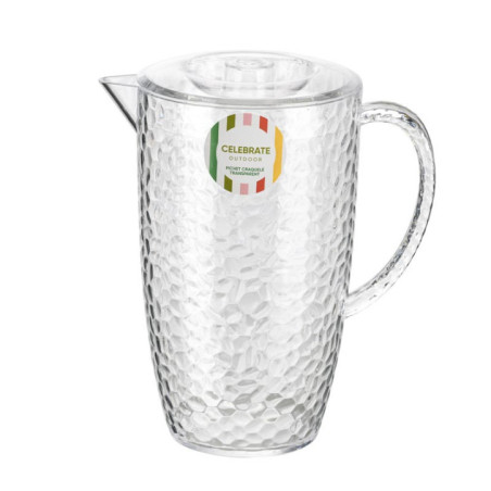 Pichet craquele transparent
