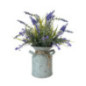 Lavande pot zinc