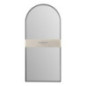 Grand miroir arche noir