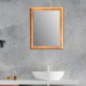 Miroir oslo effet bois