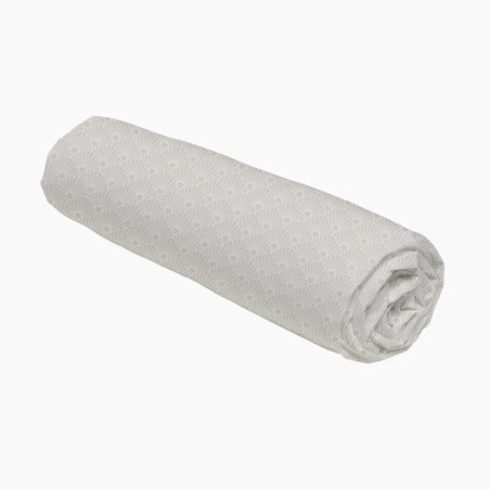Drap housse 140x190 coton geo
