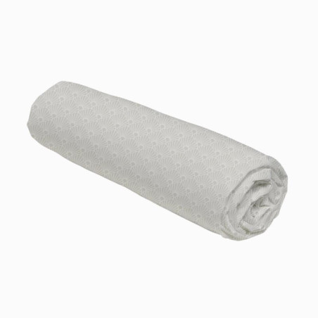 Drap housse 140x200 coton geo