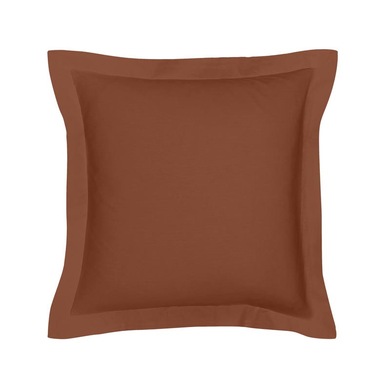 Taie d'oreiller x2 63x63 gingerb