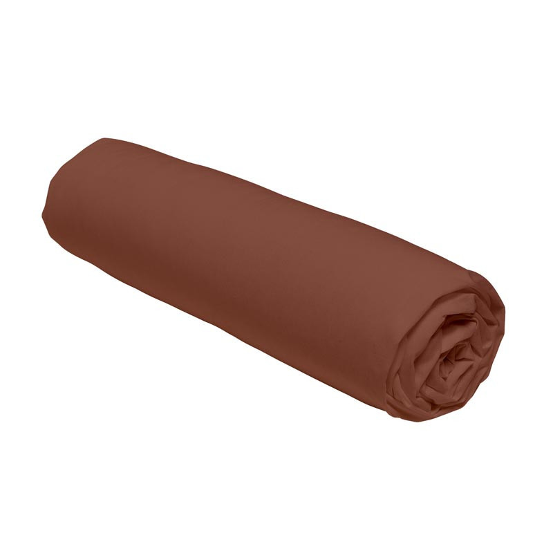 Drap housse 160x200+25cm gingerb