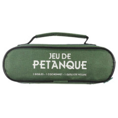 Boule de petanque avec etui
