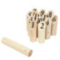 Jeu de quilles en bois nordique