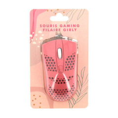 Souris gaming filaire girly