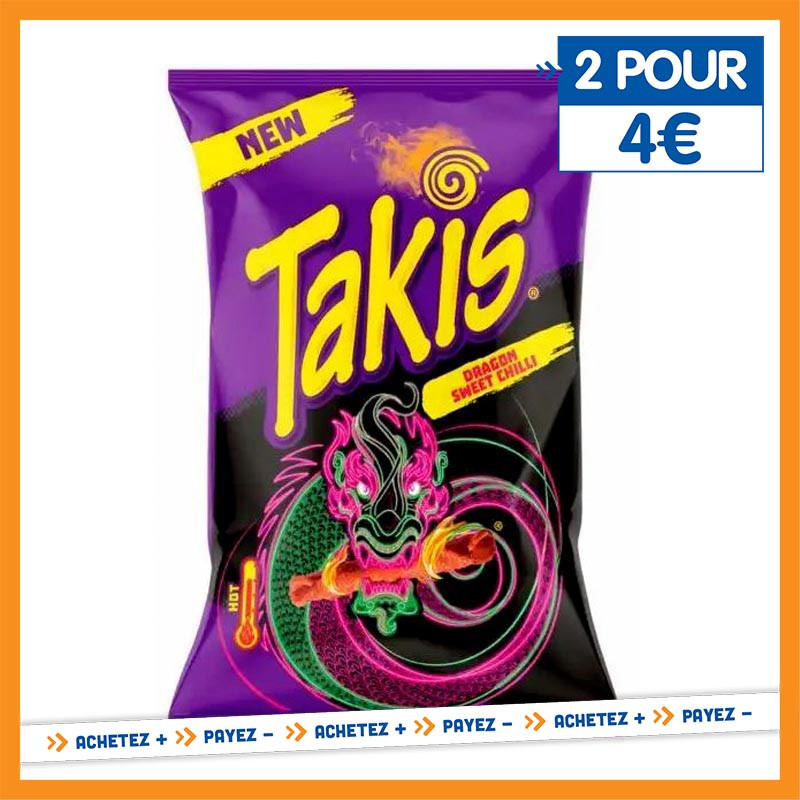 Chips takis dragon sweet chili