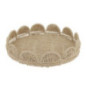 Plateau tresse festonne d30cm