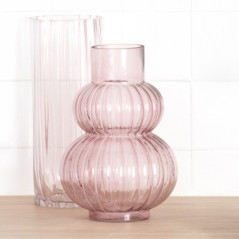 Vase verre boule