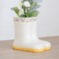 Vase bottes de pluie fleuries