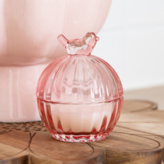 Bougie ronde en verre