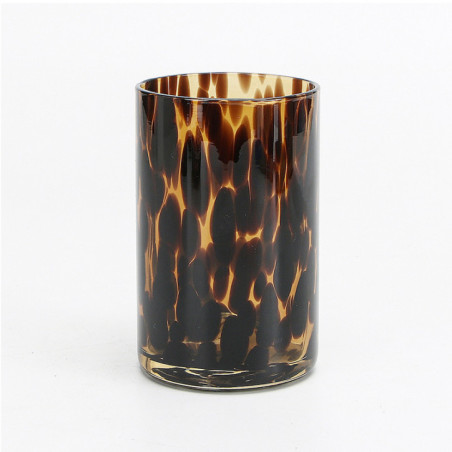 Gobelet ambre tachetees marron