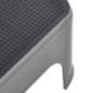 Marchepied plastique 16cm gris