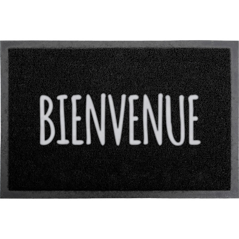 Tapis imp 40x60cm pvc bienvenue