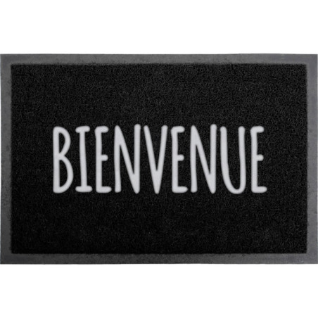 Tapis imp 40x60cm pvc bienvenue
