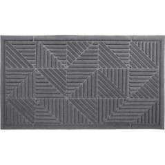 Tapis triangle 43x75cm - gris