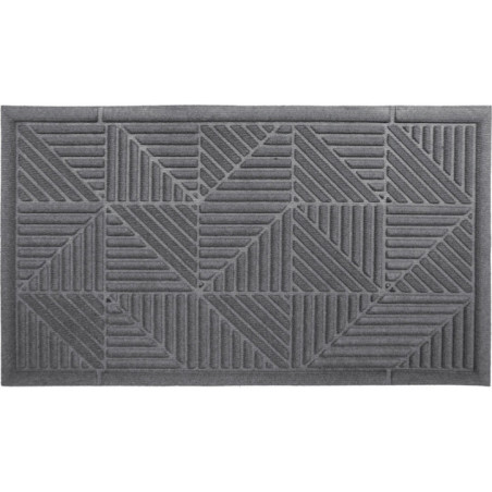 Tapis triangle 43x75cm - gris