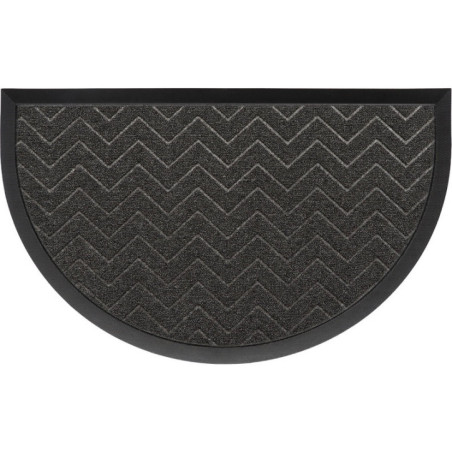 Tapis 45x75cm demi lune gris