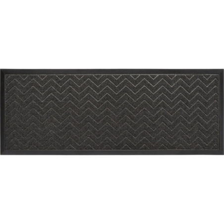 Tapis chelsea 45x120cm - gris
