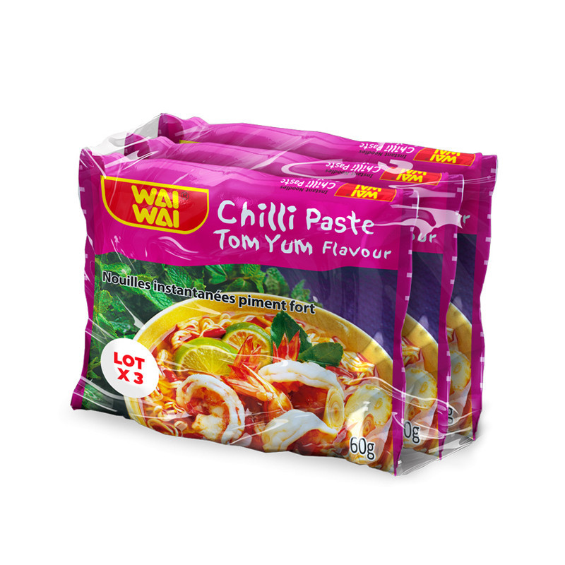 Nouilles instantanees piment x3