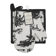 Set de deux - gant et manique