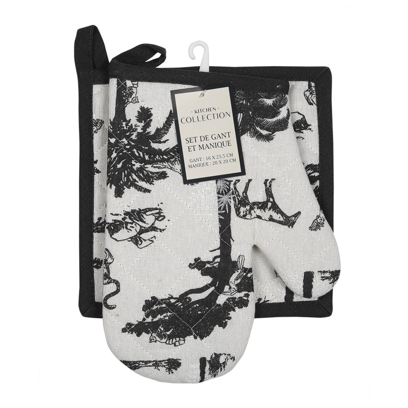 Set de deux - gant et manique