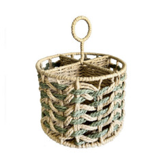 Support a ustensiles tresse