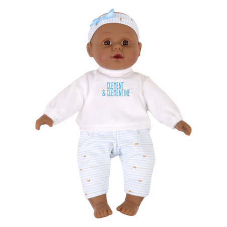 Poupon 31 cm -  pyjama bleu -