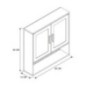Meuble haut salle de bain