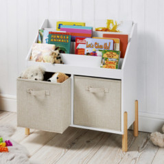 Meuble bibliotheque 2 rangements