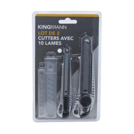 Set 2 cutters + 10 lames