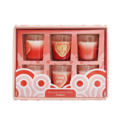 Coffret 6 bougies