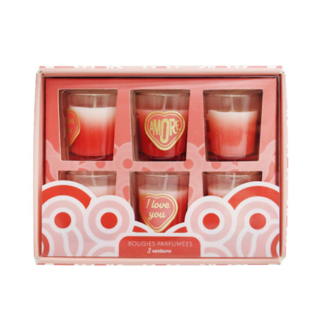 Coffret 6 bougies
