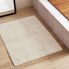 Tapis bain rayures colorees
