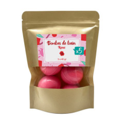 Sachet bombes de bain rose
