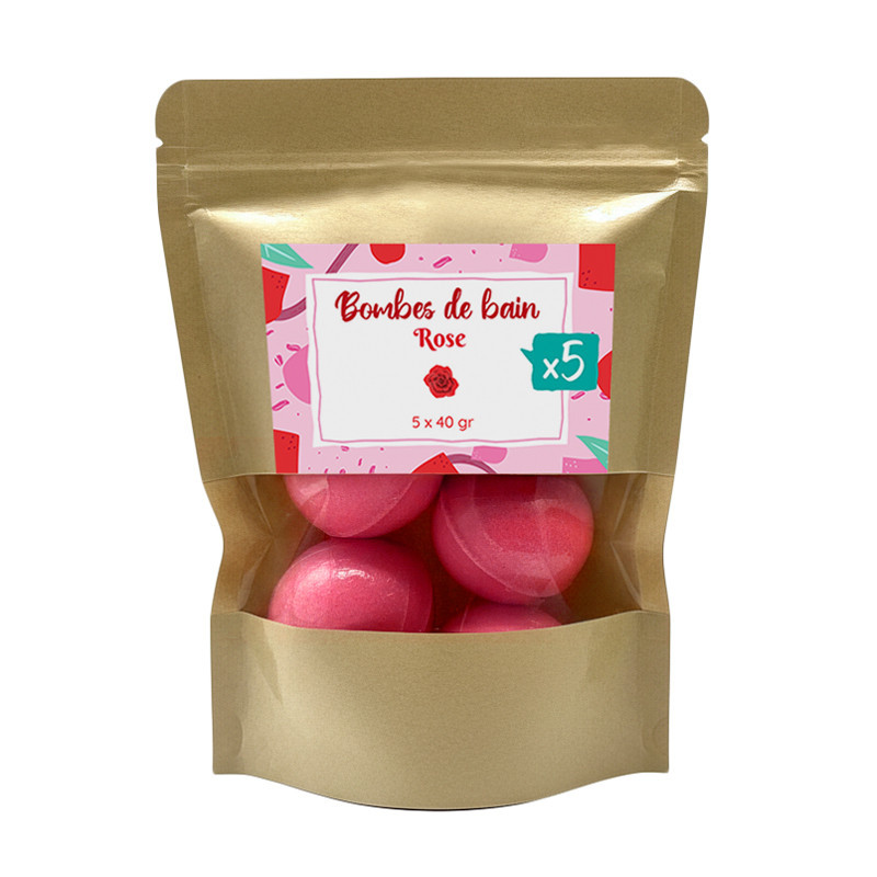 Sachet bombes de bain rose