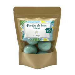 Sachet bombes de bain monoi