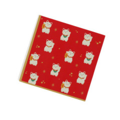 Serviette 33x33cm x20 chat