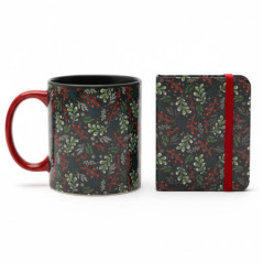 Set mug et carnet w&b