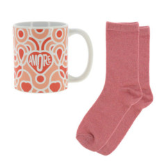 Set coffet mug et chausettes a p