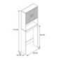 Meuble wc haut linea