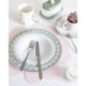 Assiette plate lisere cotele