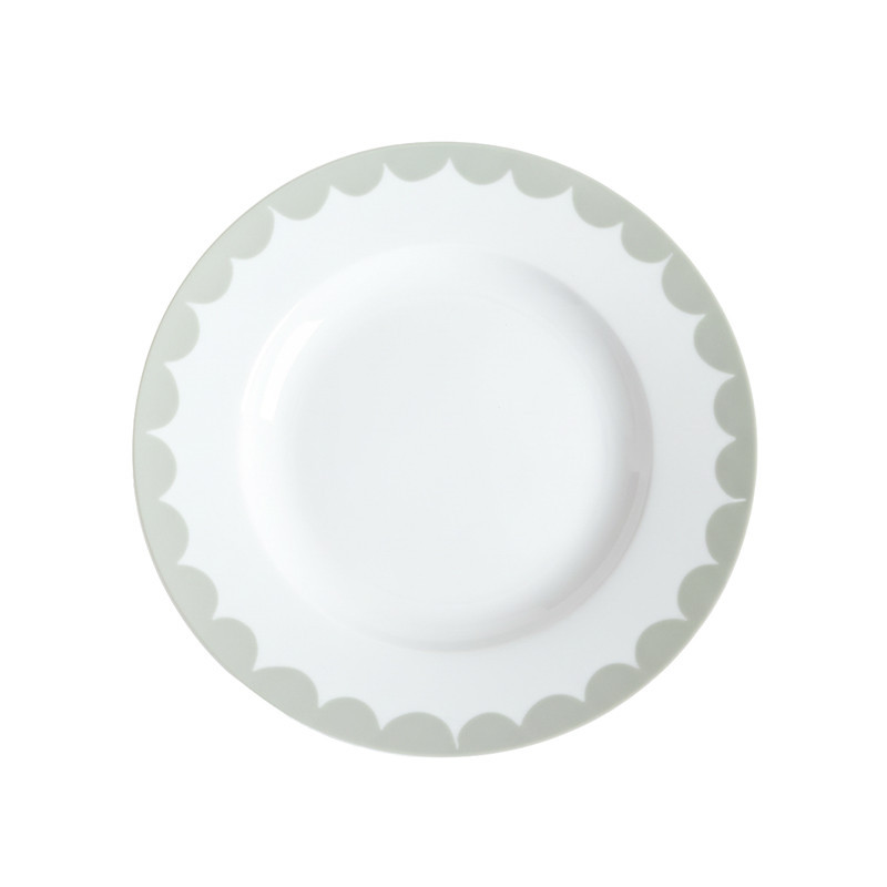 Assiette dessert lisere cotele