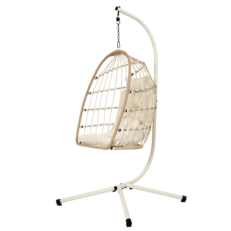 Fauteuil suspendu hanoi beige m1