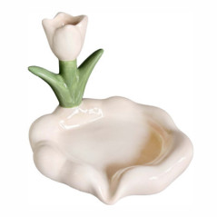 Porte savon ceramique fleur