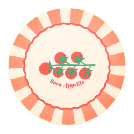 Assiette plastique d26cm joyful