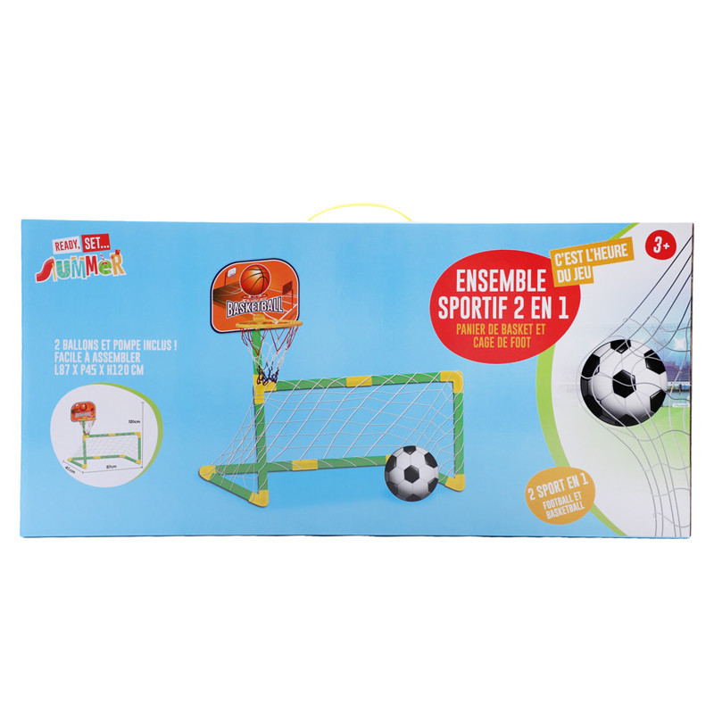 But de foot 2 en 1 / basketball