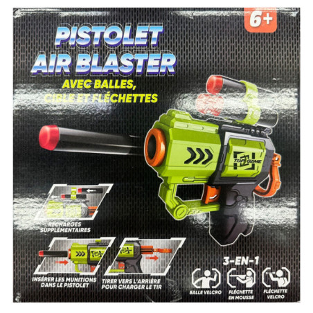 Pistolet flechettes mousse