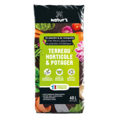 Terreau horticole potager 40l